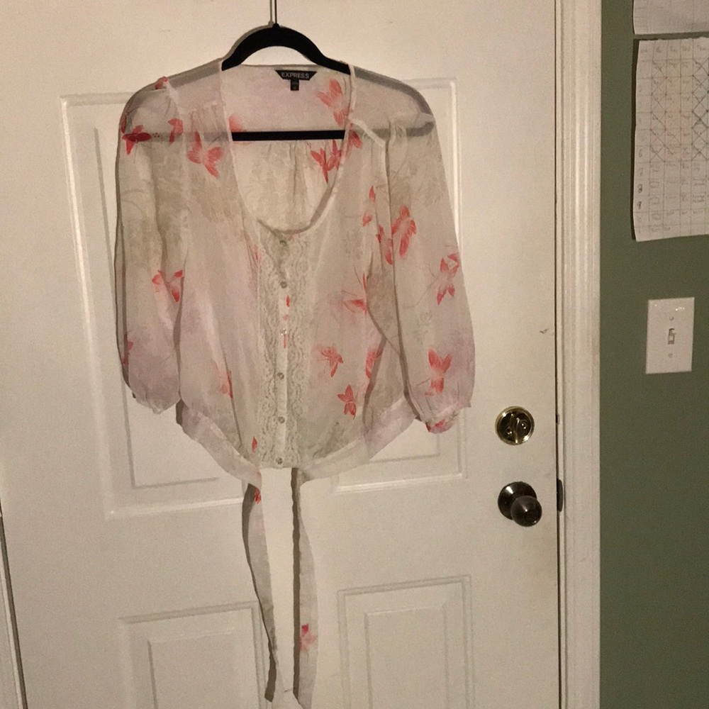 Sheer blouse